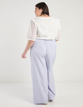 Pantalón relaxed Contempo Plus amplio para mujer