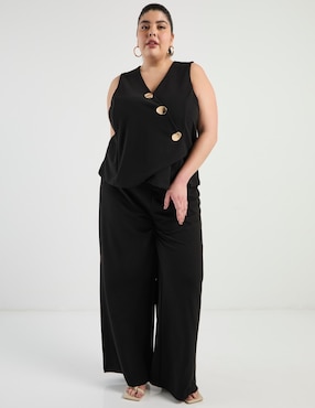 Pantalón Contempo Plus amplio para mujer