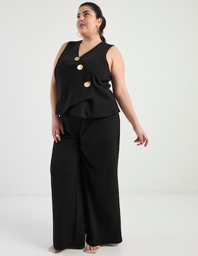Pantalón Contempo Plus amplio para mujer