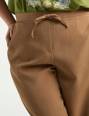 Pantalón Contempo Plus straight para mujer