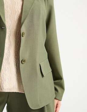 Saco casual Contempo Plus para mujer
