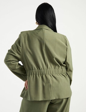 Saco casual Contempo Plus para mujer