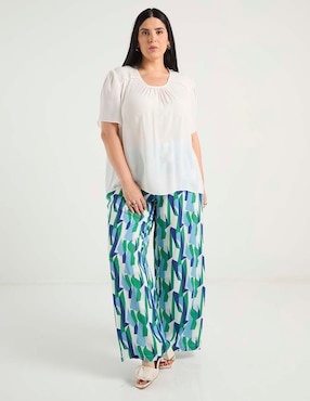Pantalón relaxed Contempo Plus amplio para mujer