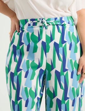 Pantalón relaxed Contempo Plus amplio para mujer