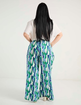 Pantalón relaxed Contempo Plus amplio para mujer