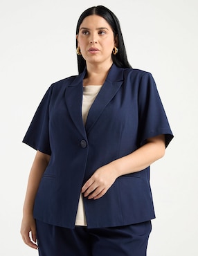 Saco casual Contempo Plus para mujer