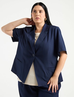 Saco casual Contempo Plus para mujer