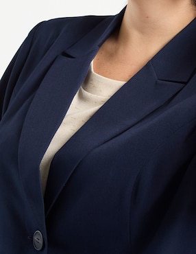 Saco casual Contempo Plus para mujer