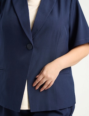 Saco casual Contempo Plus para mujer