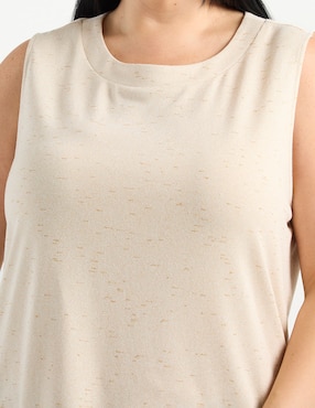 Top Contempo Plus cuello redondo