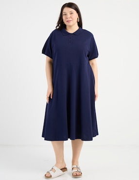Vestido midi casual Weekend Plus para mujer