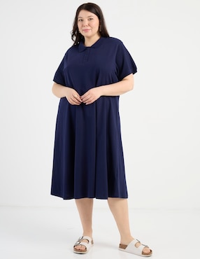 Vestido midi casual Weekend Plus para mujer