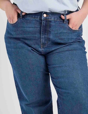 Jeans relaxed straigh cintura Weekend Plus para mujer