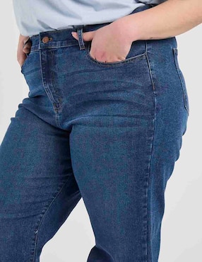 Jeans relaxed straigh cintura Weekend Plus para mujer