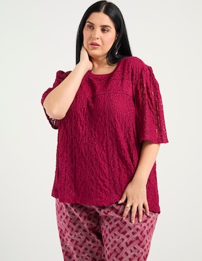 Blusa Weekend Plus manga corta para mujer
