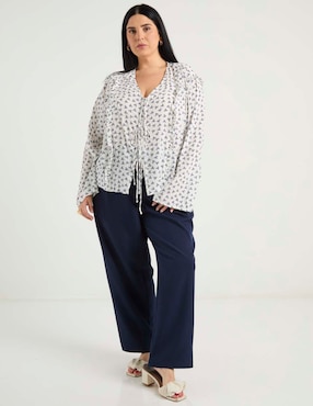 Pantalón Contempo Plus wide leg para mujer