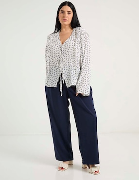 Pantalón Contempo Plus wide leg para mujer