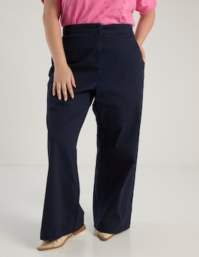 Pantalón relaxed Weekend Plus wide leg para mujer