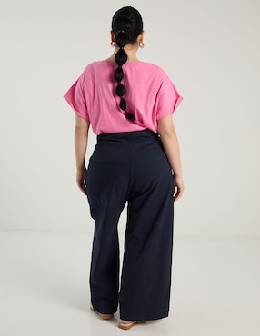Pantalón relaxed Weekend Plus wide leg para mujer