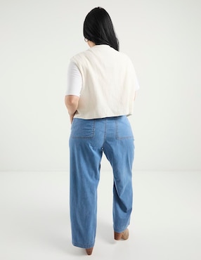 Jeans easy pant wide leg Weekend Plus para mujer