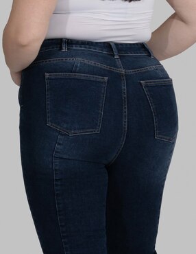 Jeans straight Oh Pomp para mujer