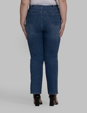 Jeans straight Oh Pomp para mujer