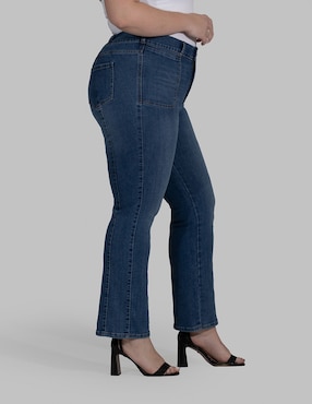 Jeans straight Oh Pomp para mujer