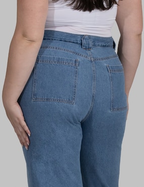Jeans wide leg Oh Pomp para mujer