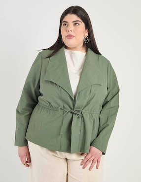 Saco casual Contempo Plus para mujer