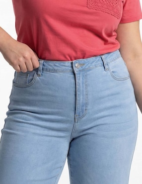 Jeans amplio cintura media Weekend Plus para mujer