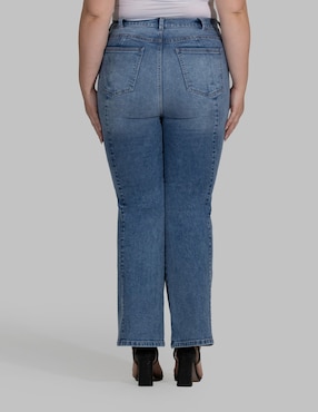 Jeans acampanado Oh Pomp para mujer