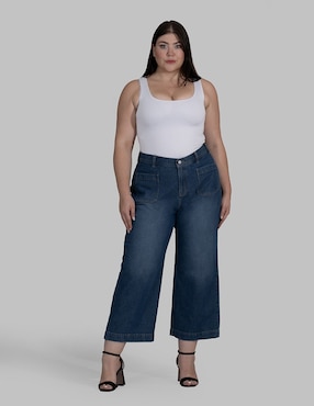 Jeans wide leg Oh Pomp para mujer