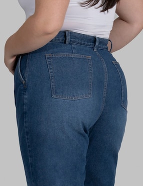 Jeans straight Oh Pomp para mujer