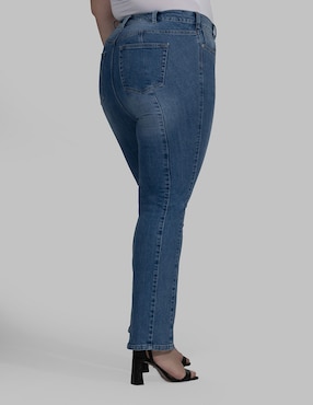 Jeans straight Oh Pomp para mujer