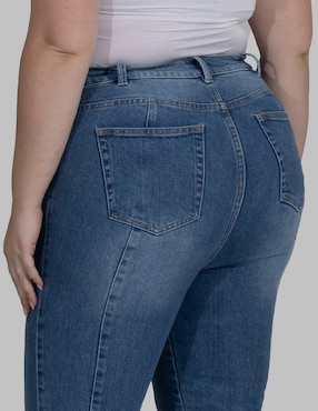Jeans straight Oh Pomp para mujer