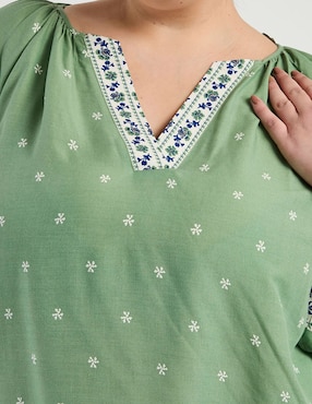 Blusa Weekend Plus manga larga para mujer