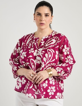 Blusa Weekend Plus manga 3/4 para mujer