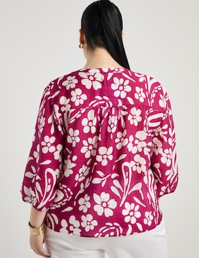 Blusa Weekend Plus manga 3/4 para mujer