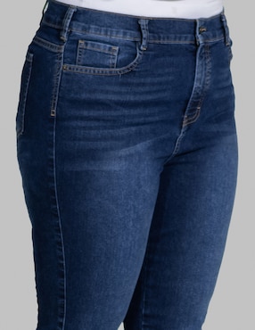Jeans skinny cintura alta Oh Pomp para mujer