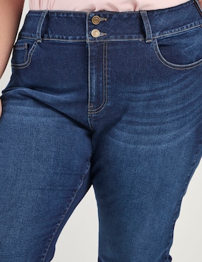 Jeans skinny cintura alta Contempo Plus para mujer