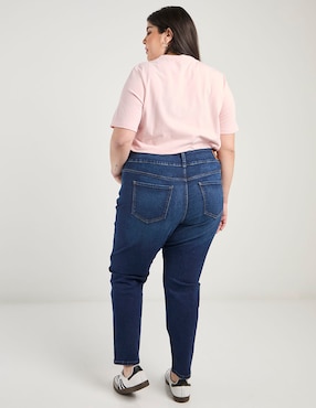 Jeans skinny cintura alta Contempo Plus para mujer