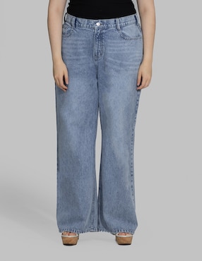 Jeans straight Oh Pomp para mujer