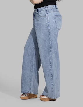 Jeans straight Oh Pomp para mujer