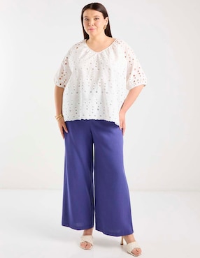 Blusa Weekend Plus manga al codo para mujer