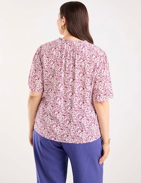 Blusa Weekend Plus manga corta para mujer