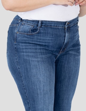 Jeans flare cintura alta Oh Pomp para mujer