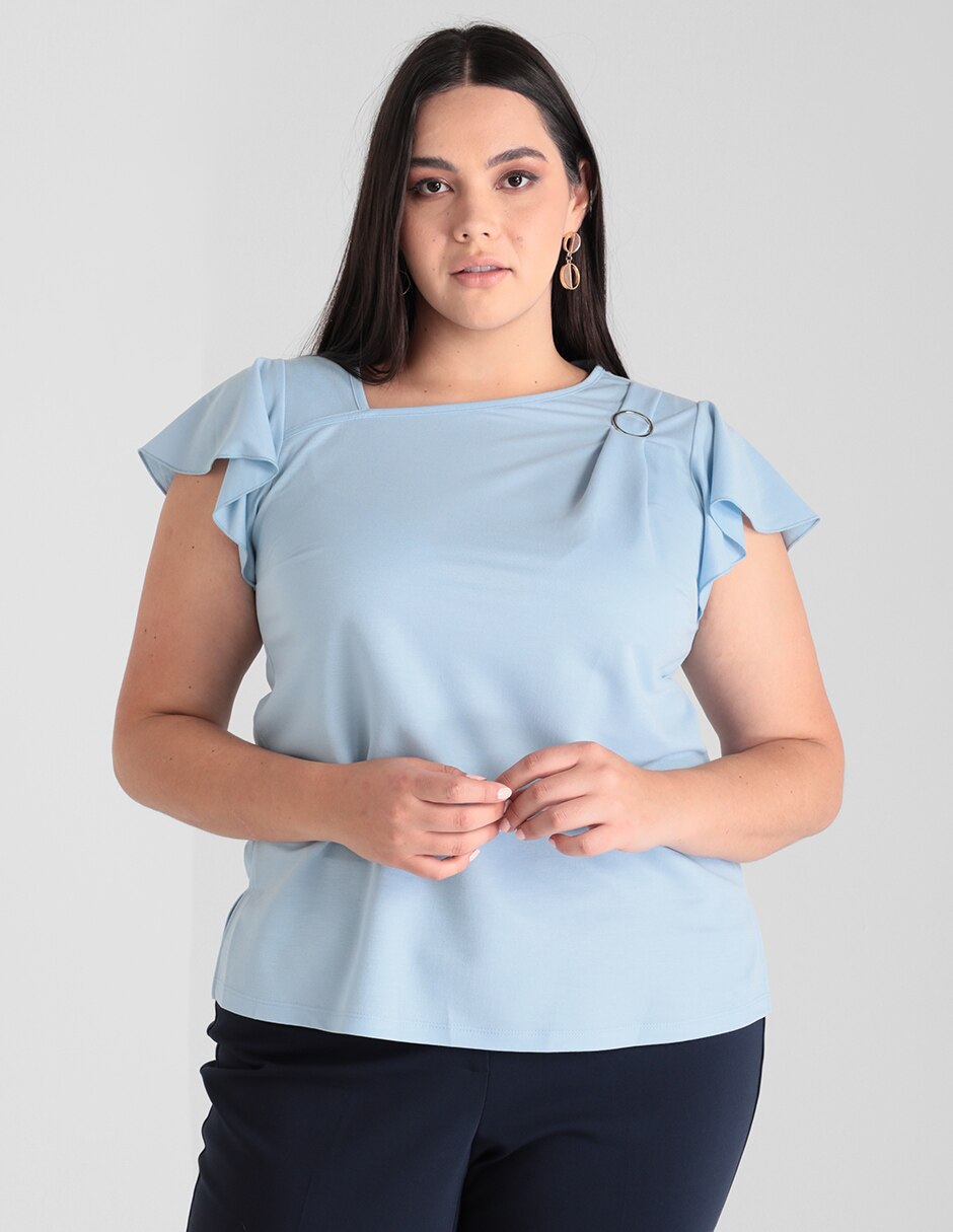 Blusa La Mode Plus manga corta en SB