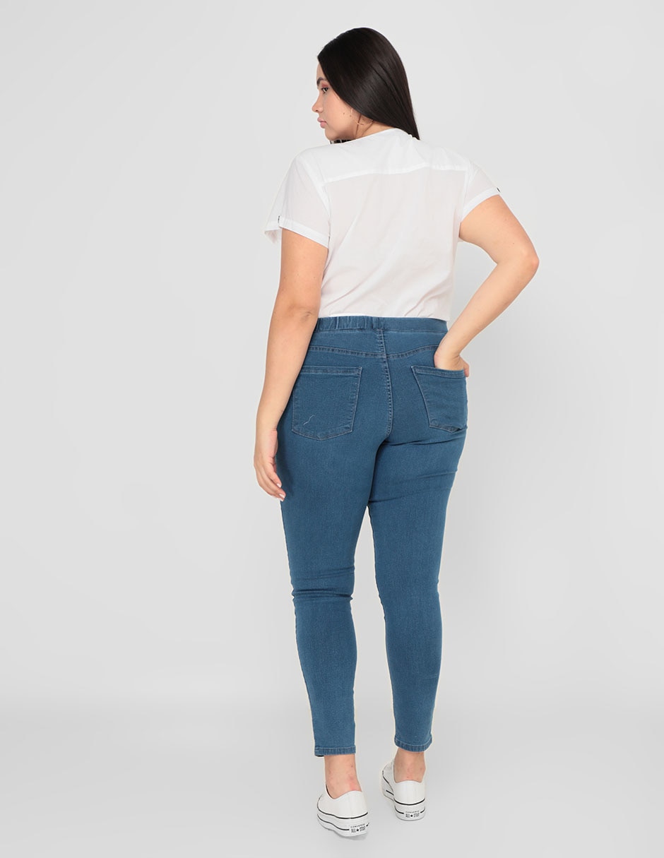 Jegging skinny cintura para mujer 5