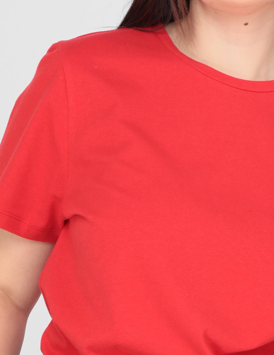 Playera manga corta Weekend Plus cuello redondo para mujer