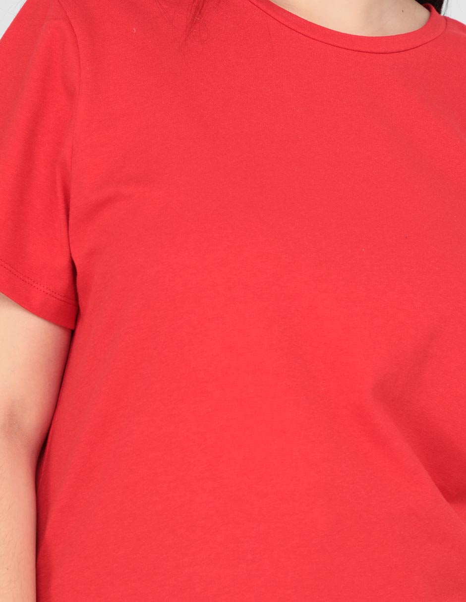 Playera manga corta Weekend Plus cuello redondo para mujer